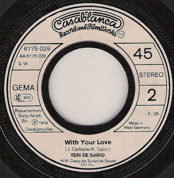 Teri De Sario* feat. K.C.* : Yes, I'm Ready (7", Single)