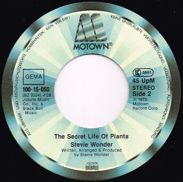 Stevie Wonder : Ribbon In The Sky (7", Single)