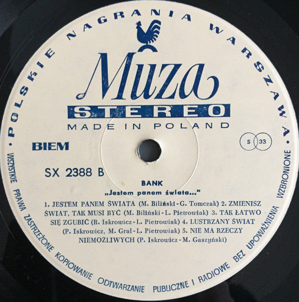 Bank (2) : Jestem Panem Świata... (LP, Album)