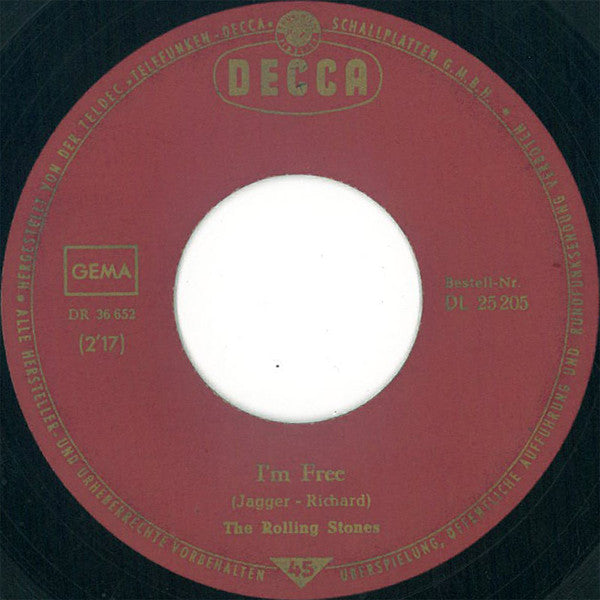 The Rolling Stones : Get Off Of My Cloud / I'm Free (7", Single)