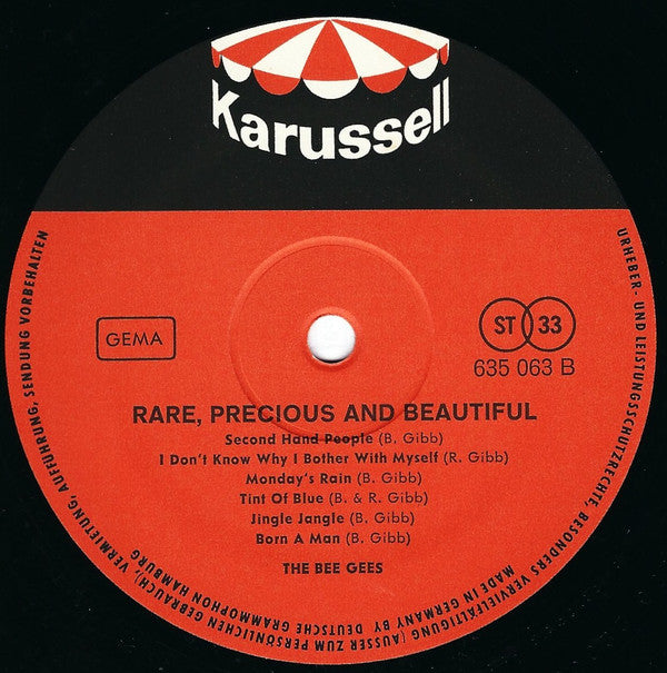 Bee Gees : Rare, Precious & Beautiful (LP, Album, RE)