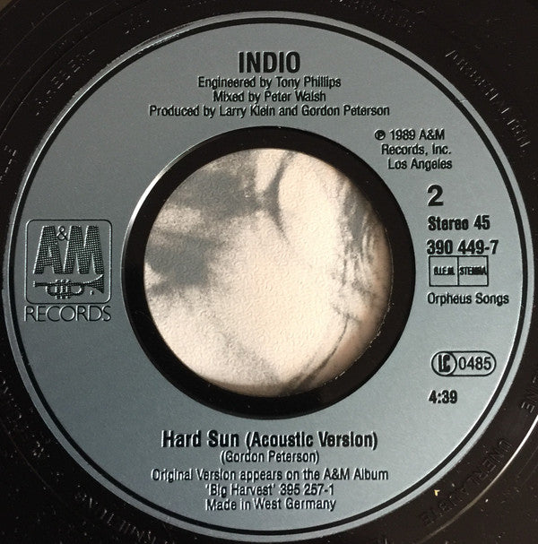 Indio (5) : Hard Sun (7", Single)