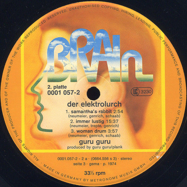 Guru Guru : Der Elektrolurch (2xLP, Comp, RE)