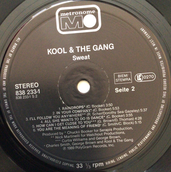 Kool & The Gang : Sweat (LP, Album)