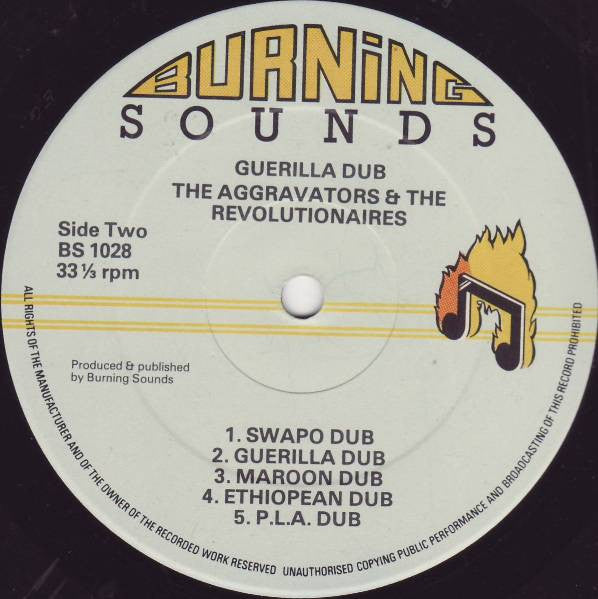 The Aggravators* & The Revolutionaries : Guerilla Dub (LP, Album)