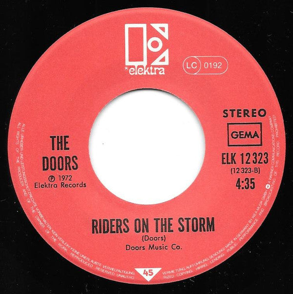 The Doors : The Mosquito / Riders On The Storm (7", Single, Mono, RP)