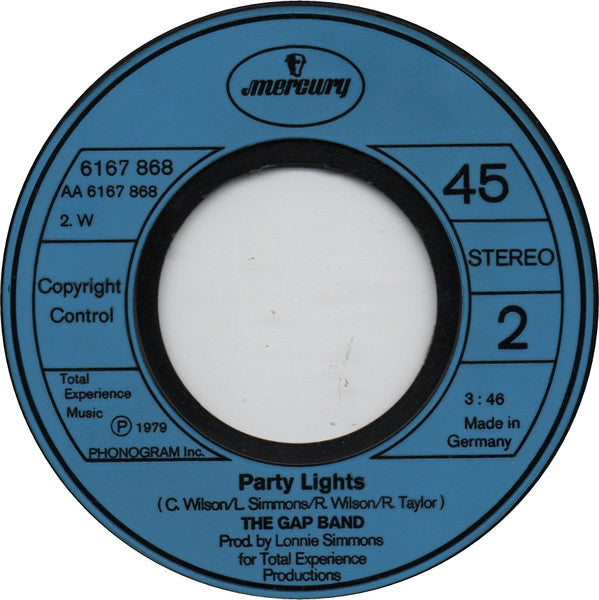 The Gap Band : Steppin' (Out) / Party Lights (7")