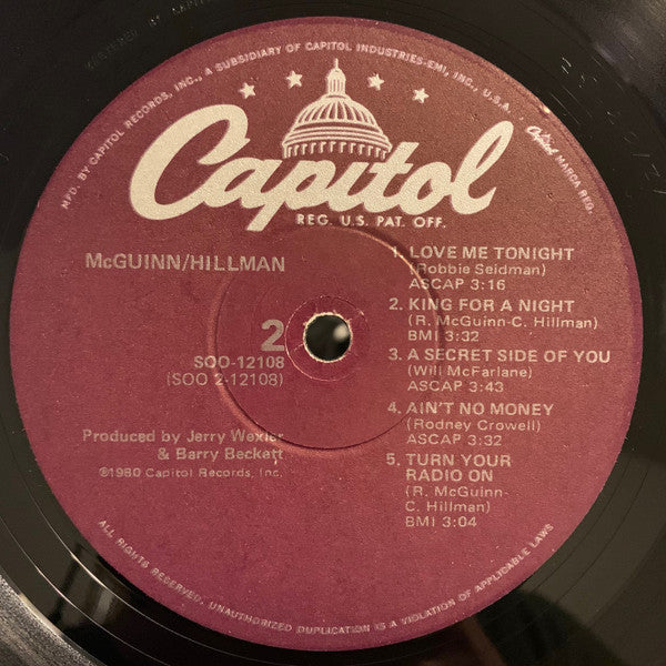 McGuinn* / Hillman* : McGuinn-Hillman (LP, Album, Win)