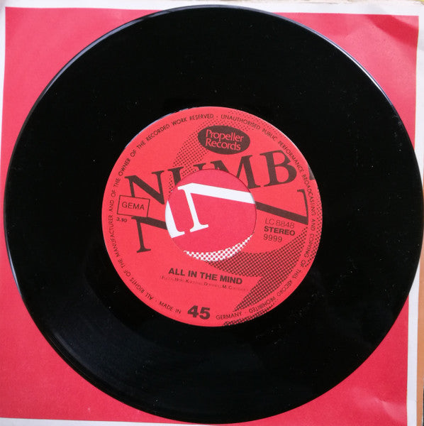 Number Nine* : All In The Mind / Love Is Calling (7", Single)