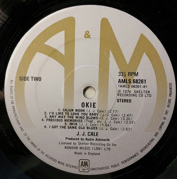 J.J. Cale : Okie (LP, Album)