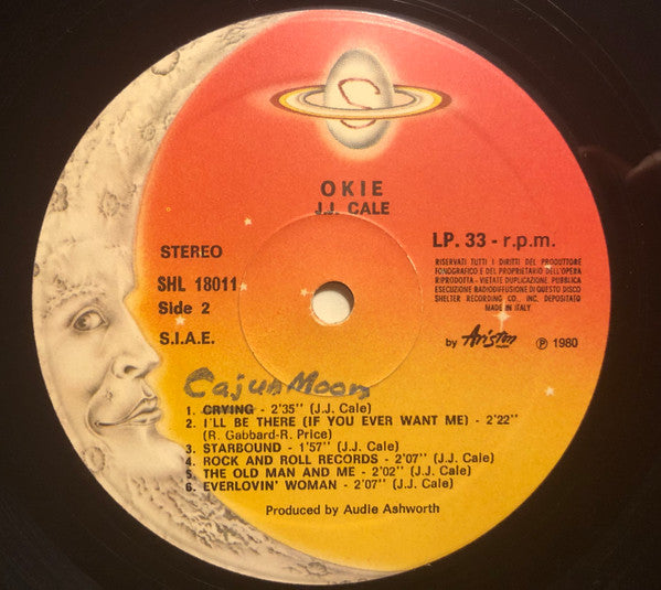 J.J. Cale : Okie (LP, Album, M/Print, RE)