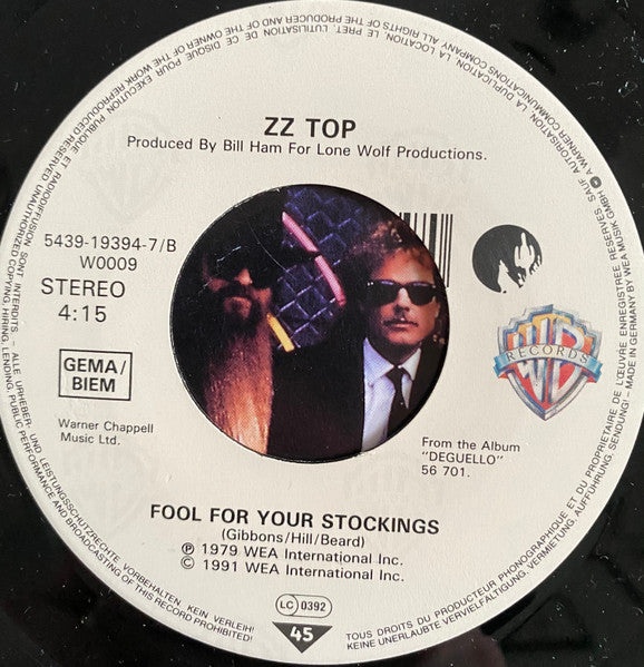 ZZ Top : My Head's In Mississippi (7", Single, Lar)