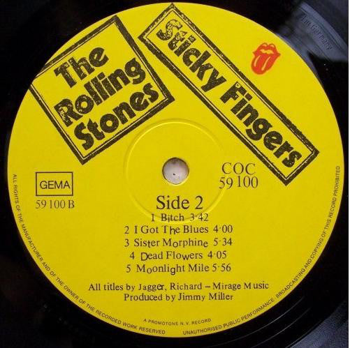The Rolling Stones : Sticky Fingers (LP, Album, RE, PAN)