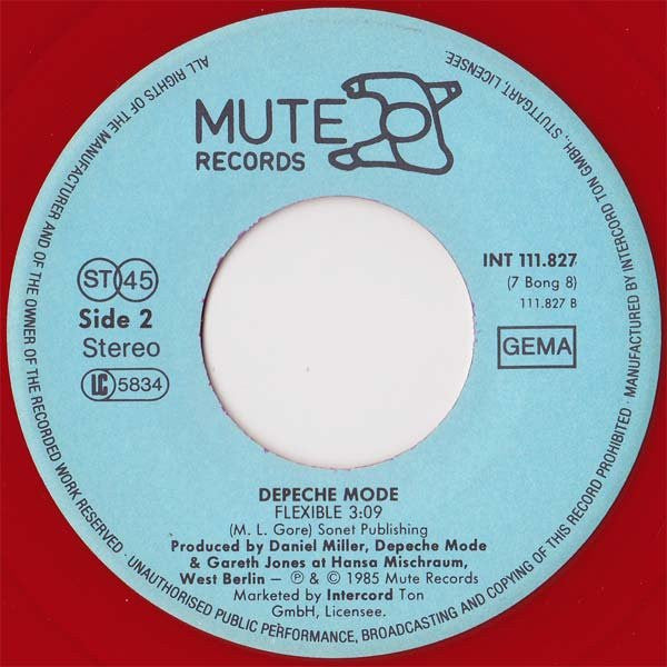 Depeche Mode : Shake The Disease (7", Single, Red)