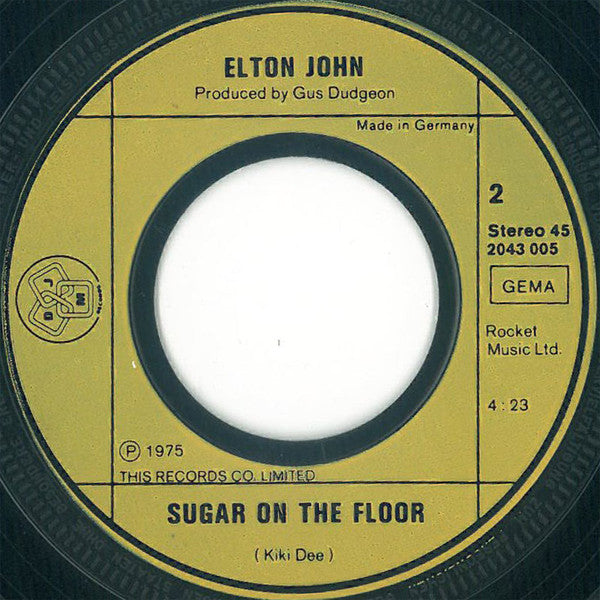 Elton John : Island Girl (7", Single)