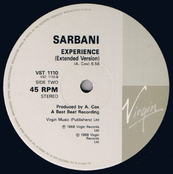 Sarbani : (Ish Ka Deh) Marmaleh (12")