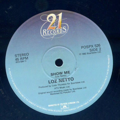 Loz Netto : Fadeaway (12")