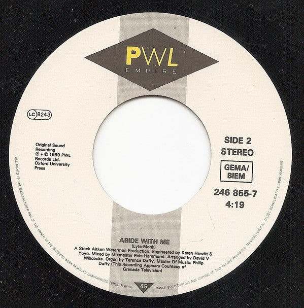 The Christians, Holly Johnson, Paul McCartney, Gerry Marsden & Stock Aitken Waterman* : Ferry 'Cross The Mersey (7", Single)