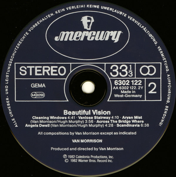 Van Morrison : Beautiful Vision (LP, Album)
