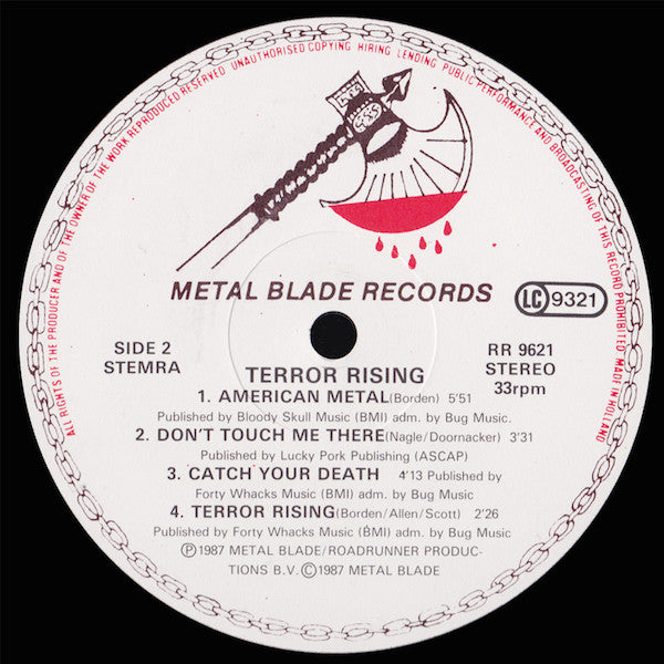 Lizzy Borden : Terror Rising (LP)