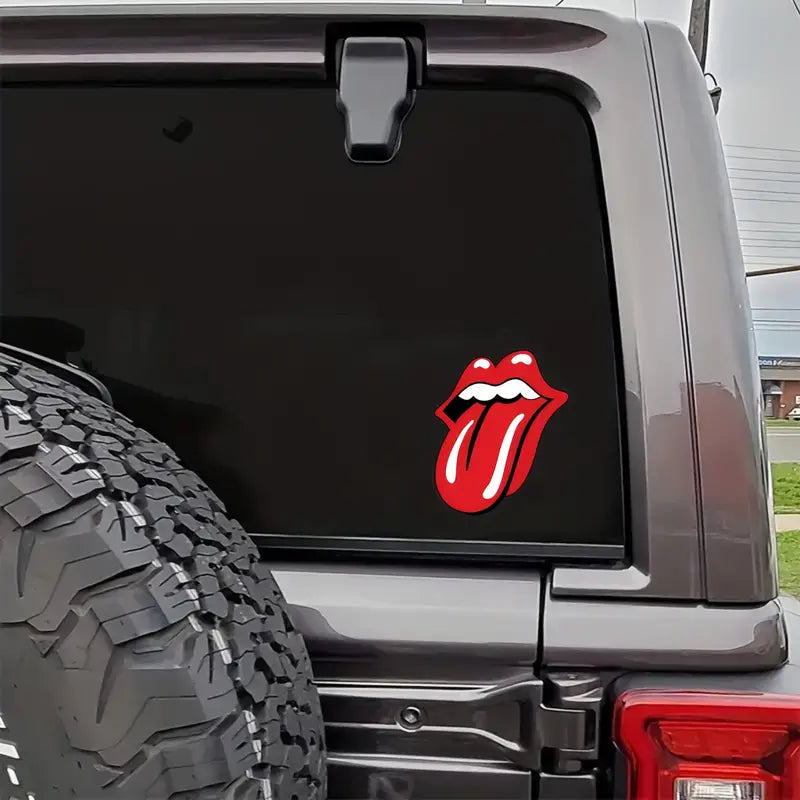 Rolling Stones Car Sticker Tongue