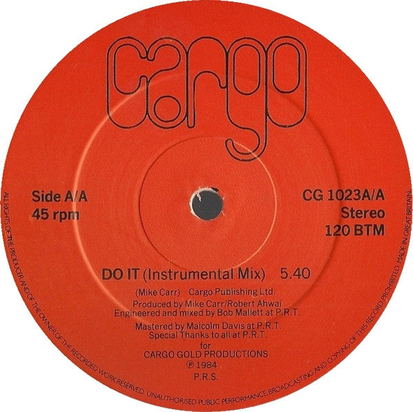 Cargo (2) : Do It (12")
