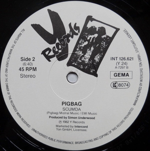 Pigbag : The Big Bean (12", Maxi)