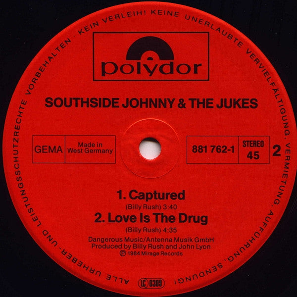 Southside Johnny & The Jukes* : Captured (12", Maxi)