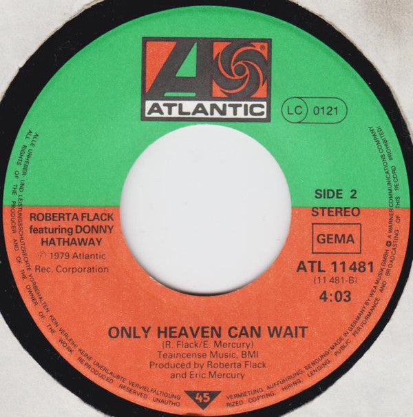 Roberta Flack Featuring Donny Hathaway : Back Together Again / Only Heaven Can Wait (7", Single)