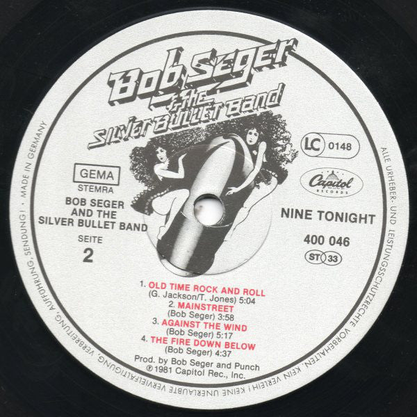 Bob Seger & The Silver Bullet Band* : Nine Tonight (2xLP, Album, Gat)