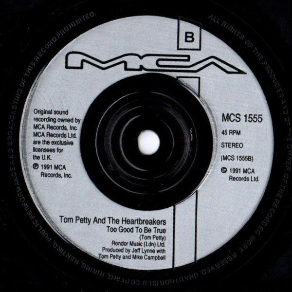 Tom Petty And The Heartbreakers : Learning To Fly (7", Single, Sil)