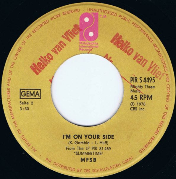 MFSB : Picnic In The Park (7", Single)