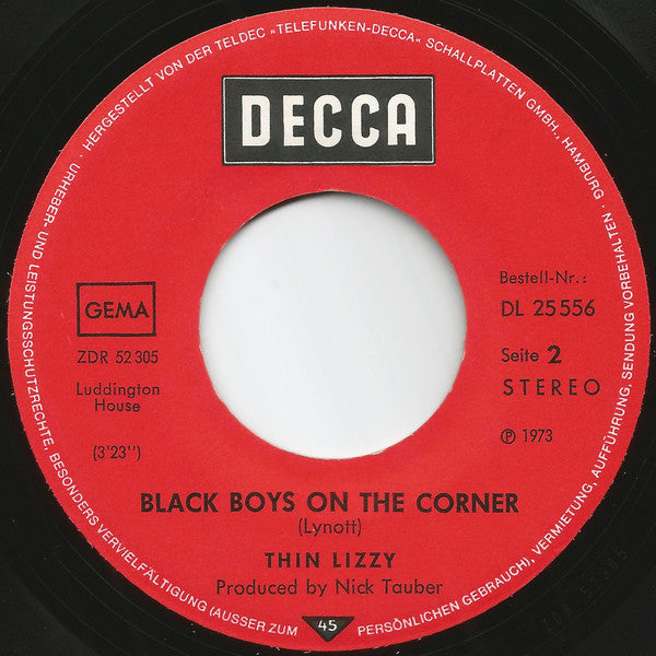 Thin Lizzy : Whisky In The Jar (7", Single)
