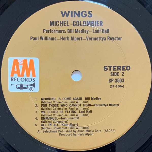 Michel Colombier : Wings (LP, Album, Pit)