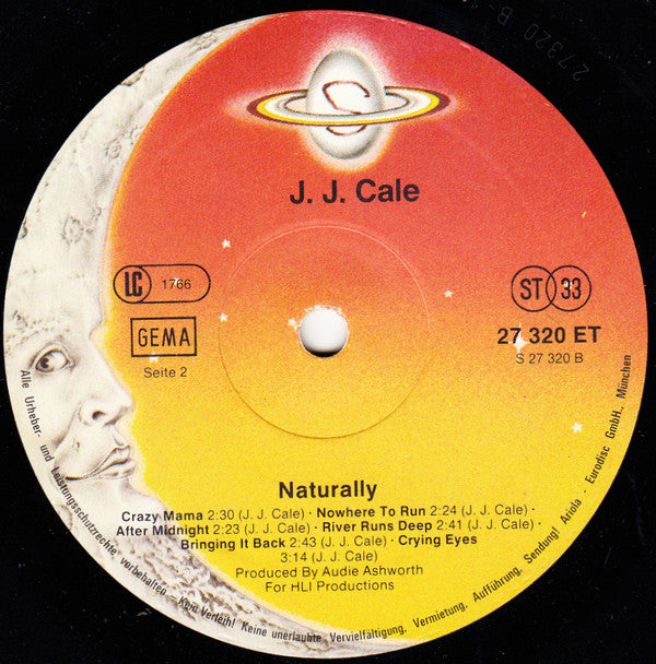 J.J. Cale : Naturally (LP, Album, RE)