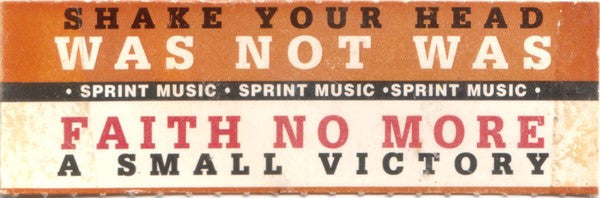 Was Not Was* / Faith No More : Shake Your Head / A Small Victory (7", Promo)