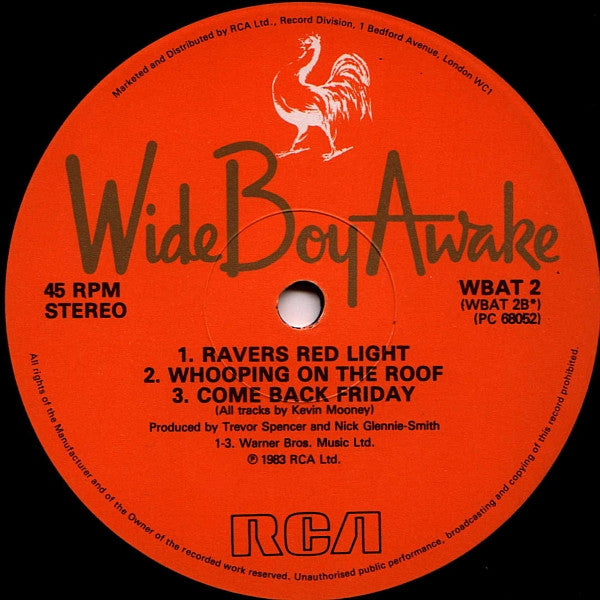Wide Boy Awake : Bona Venture (12")
