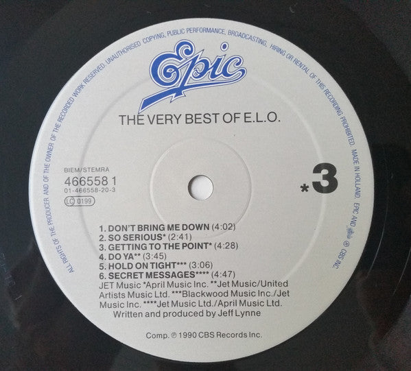 The Electric Light Orchestra* : The Very Best Of The Electric Light Orchestra (2xLP, Comp)