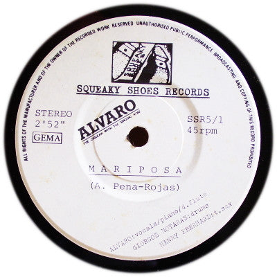 Alvaro (30) : Mariposa (7", Single)
