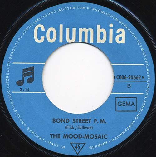 Mood Mosaic : A Touch Of Velvet - A Sting Of Brass (7", Mono, RE)