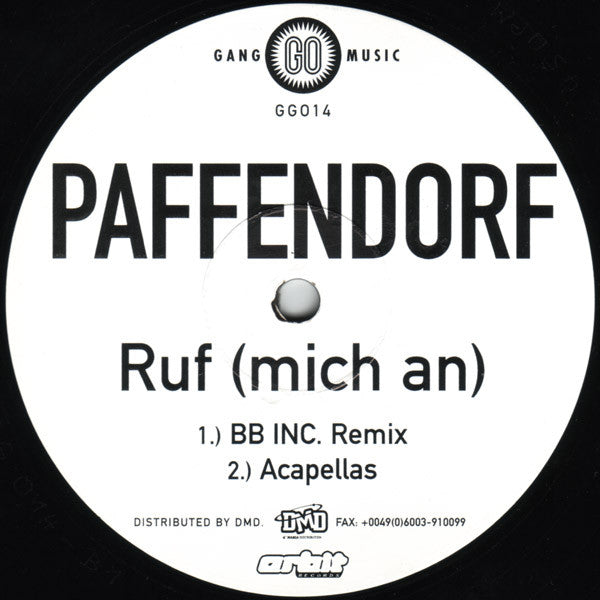 Paffendorf : Ruf (Mich An) (12")