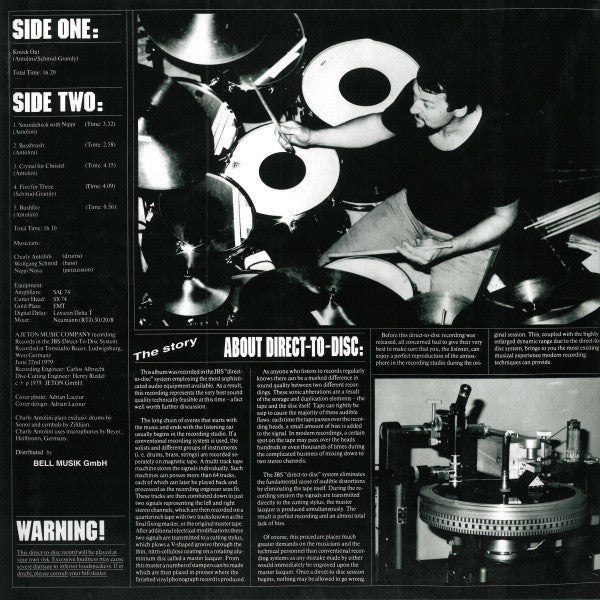 Charly Antolini : Knock Out (LP, Album, Ltd, RE, RM, 180)