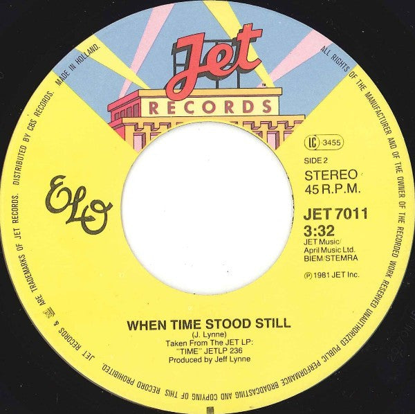 ELO* : Hold On Tight (7", Single, Mis)