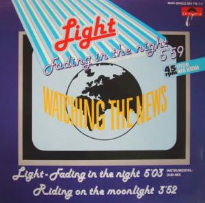 Watching The News : Light - Fading In The Night (Special Dub Version) (12", Maxi)