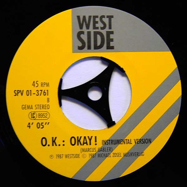 O. K.* : Okay! (Mixed Media Edit) (7", Single)