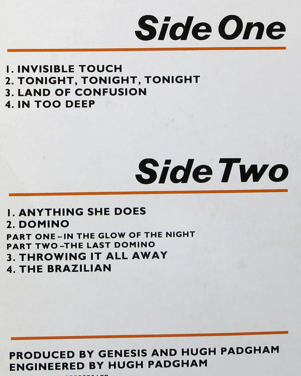 Genesis : Invisible Touch (LP, Album, Club)