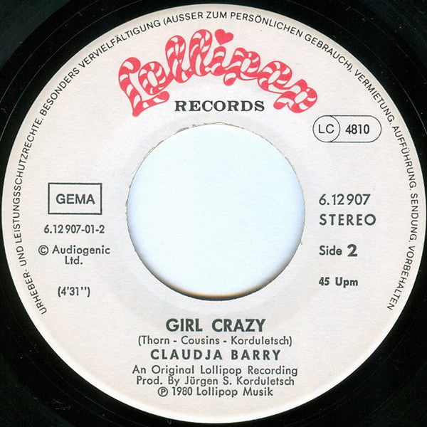 Claudja Barry : Banana Boat (Day-O) (7")