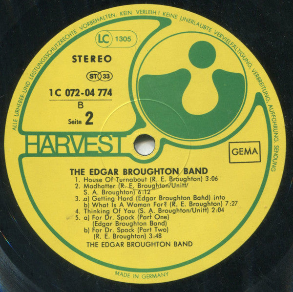 The Edgar Broughton Band : The Edgar Broughton Band (LP, Album, RP, Gat)