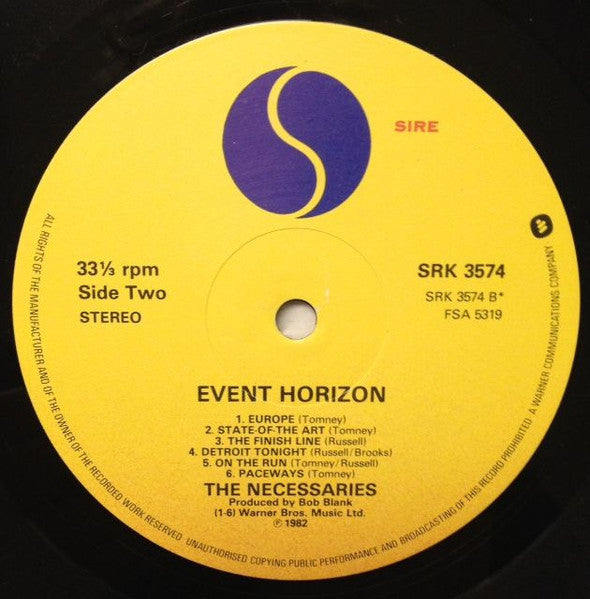 The Necessaries* : Event Horizon (LP, Album)