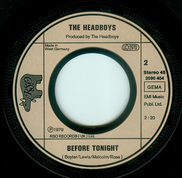 The Headboys : Stepping Stones (7", Single)